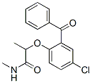 2-(2-benzoyl-4-chlorophenoxy)-N-methylpropionamide CAS#: 94779-68-7