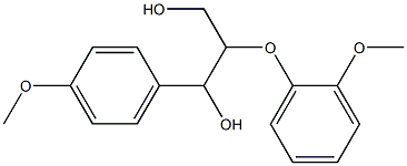 2-(2-methoxyphenoxy)-1-(4-methoxyphenyl)propane-1,3-diol CAS#: 92409-15-9