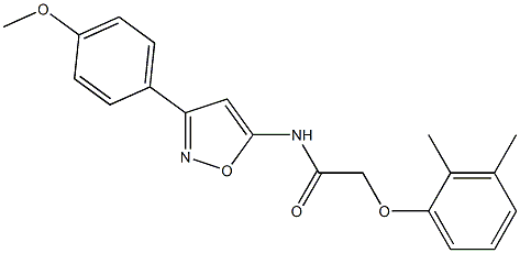 2-(2,3-dimethylphenoxy)-N-[3-(4-methoxyphenyl)-5-isoxazolyl]acetamide CAS#: 898497-92-2