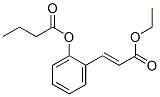 2-(3-ethoxy-3-oxoprop-1-enyl)phenyl butyrate CAS#: 94030-84-9