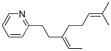 2-(3-ethylidene-7-methyloct-6-enyl)pyridine CAS#: 97158-51-5
