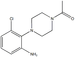 2-(4-Acetyl-piperazin-1-yl)-3-chloroaniline CAS#: 893779-10-7