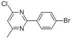 2-(4-BROMOPHENYL)-4-CHLORO-6-METHYLPYRIMIDINE CAS#: 97513-47-8