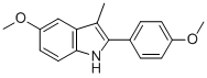 2-(4-METHOXYPHENYL)-3-METHYL-5-METHOXYINDOLE CAS#: 91444-18-7