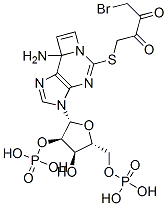 2-((4-bromo-2,3-dioxobutyl)thio)-1,N(6)-ethenoadenosine 2',5'-bisphosphate CAS#: 98088-69-8