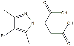 2-(4-bromo-3,5-dimethyl-1H-pyrazol-1-yl)succinic acid CAS#: 90561-06-1
