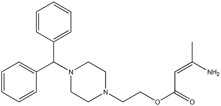 2-(4-diphenylmethyl-1-piperazinyl)ethyl 3-aminocrotonate CAS#: 90096-33-6