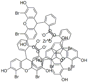 2-(4,5-dibromo-3,6-dihydroxyxanthen-9-yl)benzoic acid, zirconium salt CAS#: 93980-88-2