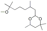 2-(6-methoxy-2,6-dimethylheptyl)-4,4,6-trimethyl-1,3-dioxane CAS#: 93904-59-7