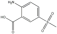 2-Amino-5-(methylsulfonyl)benzoic Acid CAS#: 90222-79-0