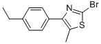 2-BROMO-4-(4-ETHYLPHENYL)-5-METHYLTHIAZOLE CAS#: 91844-30-3