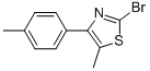 2-BROMO-5-METHYL-4-(4-METHYLPHENYL)THIAZOLE CAS#: 91348-58-2