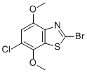 2-BROMO-6-CHLORO-4,7-DIMETHOXYBENZOTHIAZOLE CAS#: 898748-50-0