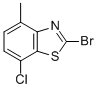 2-BROMO-7-CHLORO-4-METHYLBENZOTHIAZOLE CAS#: 898748-08-8