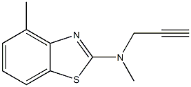 2-Benzothiazolamine,N,4-dimethyl-N-2-propynyl-(9CI) CAS#: 92677-90-2