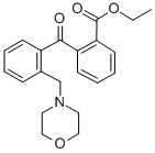2-CARBOETHOXY-2'-MORPHOLINOMETHYL BENZOPHENONE CAS#: 898750-14-6