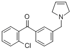 2-CHLORO-3'-(3-PYRROLINOMETHYL) BENZOPHENONE CAS#: 898749-19-4
