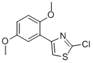 2-CHLORO-4-(2,5-DIMETHOXYPHENYL)THIAZOLE CAS#: 92847-38-6