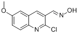 2-CHLORO-6-METHOXY-3-QUINOLINECARBALDEHYDE OXIME CAS#: 93299-50-4