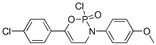 2-Chloro-6-(4-chlorophenyl)-3-(4-methoxyphenyl)-3,4-dihydro-2H-1,3,2-o xazaphosphinine 2-oxide CAS#: 95886-30-9