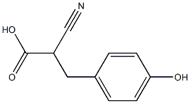 2-Cyano-3-(4-hydroxyphenyl)propanoic acid CAS#: 90924-41-7