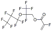 2-Fluoroacrylic acid 2-(heptafluoropropyloxy)-2,3,3,3-tetrafluoropropyl ester CAS#: 96250-49-6