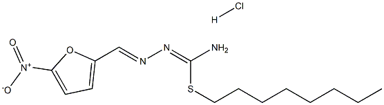 2-Furaldehyde, 5-nitro-, 3-octyl-3-thioisosemicarbazone, monohydrochloride CAS#: 900-47-0