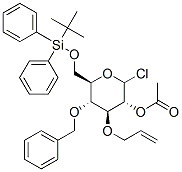 2-O-acetyl-3-O-allyl-4-O-benzyl-6-O-tert-butyldiphenylsilylglucopyranosyl chloride CAS#: 97576-48-2