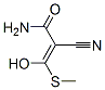 2-Propenamide, 2-cyano-3-hydroxy-3-(methylthio)- CAS#: 97242-60-9