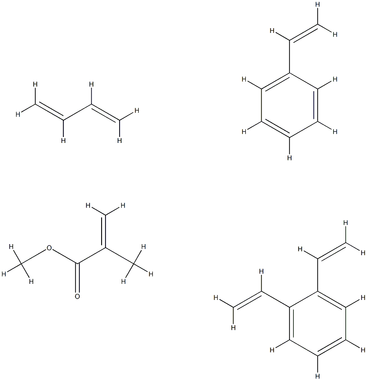 2-Propenoic acid, 2-methyl-, methyl ester, polymer with 1,3-butadiene, diethenylbenzene and ethenylbenzene CAS#: 9035-90-9