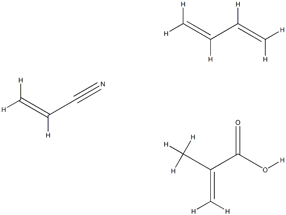 2-Propenoic acid, 2-methyl-, polymer with 1,3-butadiene and 2-propenenitrile CAS#: 9010-81-5