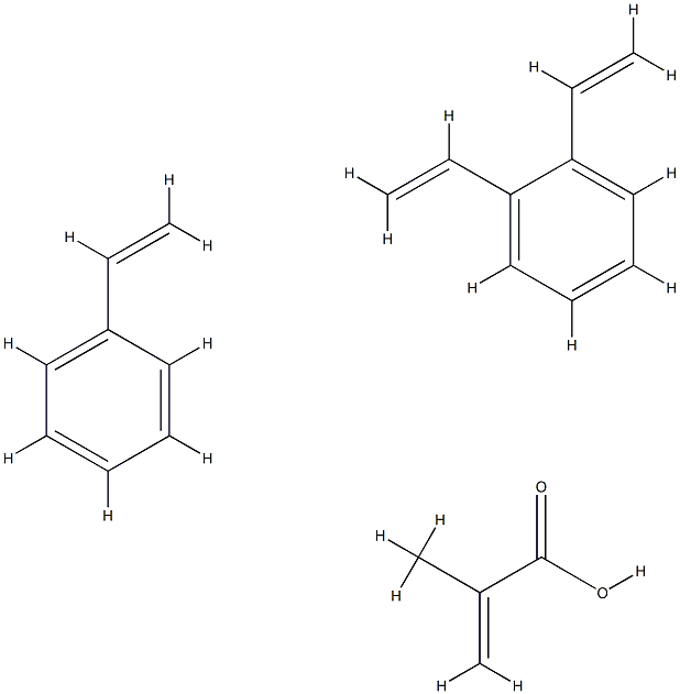 2-Propenoic acid, 2-methyl-, polymer with diethenylbenzene and ethenylbenzene CAS#: 9020-13-7