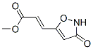 2-Propenoicacid,3-(2,3-dihydro-3-oxo-5-isoxazolyl)-,methylester,(E)-(9CI) CAS#: 96735-35-2