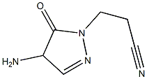 2-Pyrazoline-1-propionitrile, 4-amino-5-oxo- (6CI) CAS#: 98135-39-8