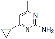 2-Pyrimidinamine, 4-cyclopropyl-6-methyl- (9CI) CAS#: 92238-61-4