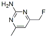 2-Pyrimidinamine, 4-(fluoromethyl)-6-methyl- (9CI) CAS#: 92311-42-7