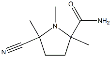 2-Pyrrolidinecarboxamide,5-cyano-1,2,5-trimethyl-(7CI) CAS#: 90768-60-8