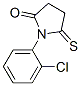 2-Pyrrolidinone, 1-(2-chlorophenyl)-5-thioxo- CAS#: 93506-07-1