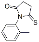 2-Pyrrolidinone, 1-(2-methylphenyl)-5-thioxo- CAS#: 96933-17-4