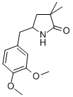 2-Pyrrolidinone, 5-((3,4-dimethoxyphenyl)methyl)-3,3-dimethyl- CAS#: 97561-94-9
