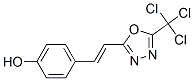 2-(TRICHLOROMETHYL)-5-(4-HYDROXYSTYRYL)-1,3,4-OXADIAZOLE CAS#: 96405-52-6