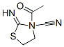 2-Thiazolidinimine, 3-acetyl-N-cyano- (9CI) CAS#: 97538-47-1