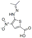 2-Thiophenecarboxylic acid, 5-(isopropylidenehydrazino)-4-nitro- (7CI) CAS#: 92660-65-6