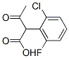 2-acetyl-2-(2-chloro-6-fluorophenyl)acetic acid CAS#: 93839-18-0