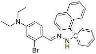 2-bromo-4-(diethylamino)benzaldehyde 1-naphthylphenylhydrazone CAS#: 94089-08-4