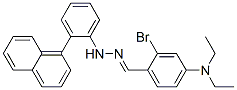 2-bromo-4-(diethylamino)benzaldehyde 2-naphthylphenylhydrazone CAS#: 94089-07-3