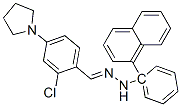 2-chloro-4-(1-pyrrolidinyl)benzaldehyde 1-naphthylphenylhydrazone CAS#: 94089-11-9