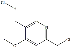 2-(chloromethyl)-4-methoxy-5-methylpyridine hydrochloride CAS#: 94452-59-2