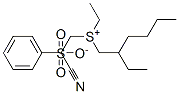 (2-cyanopropyl)ethyl(2-ethylhexyl)sulphonium benzenesulphonate CAS#: 93962-74-4