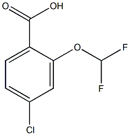 2-(difluoroMethoxy)-4-chlorobenzoic acid CAS#: 97914-60-8